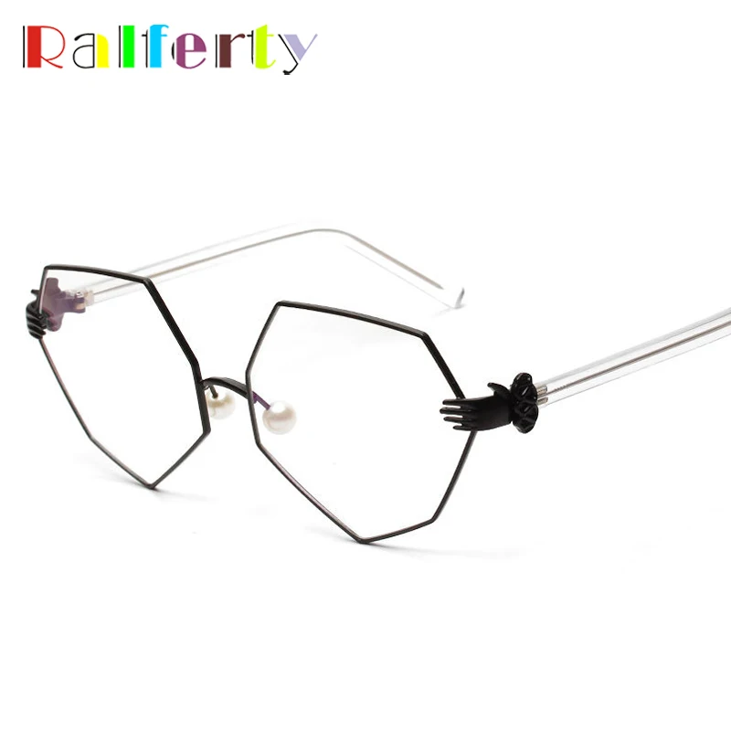 Buy Ralferty Unique Irregular Shape Glasses Women Men