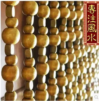 

size 1 m in length, 1.5 m in width every 3 cm free shipping Arbitraging quality solid wood full gourd bead curtain lucky baby