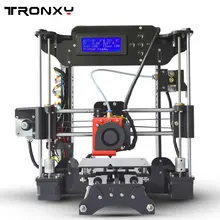 Tronxy 2017 высокое качество Desktop 3D профессиональный принтер точность дешевые DIY Kit Поддержка Английский Русский Испанский для портативных ПК