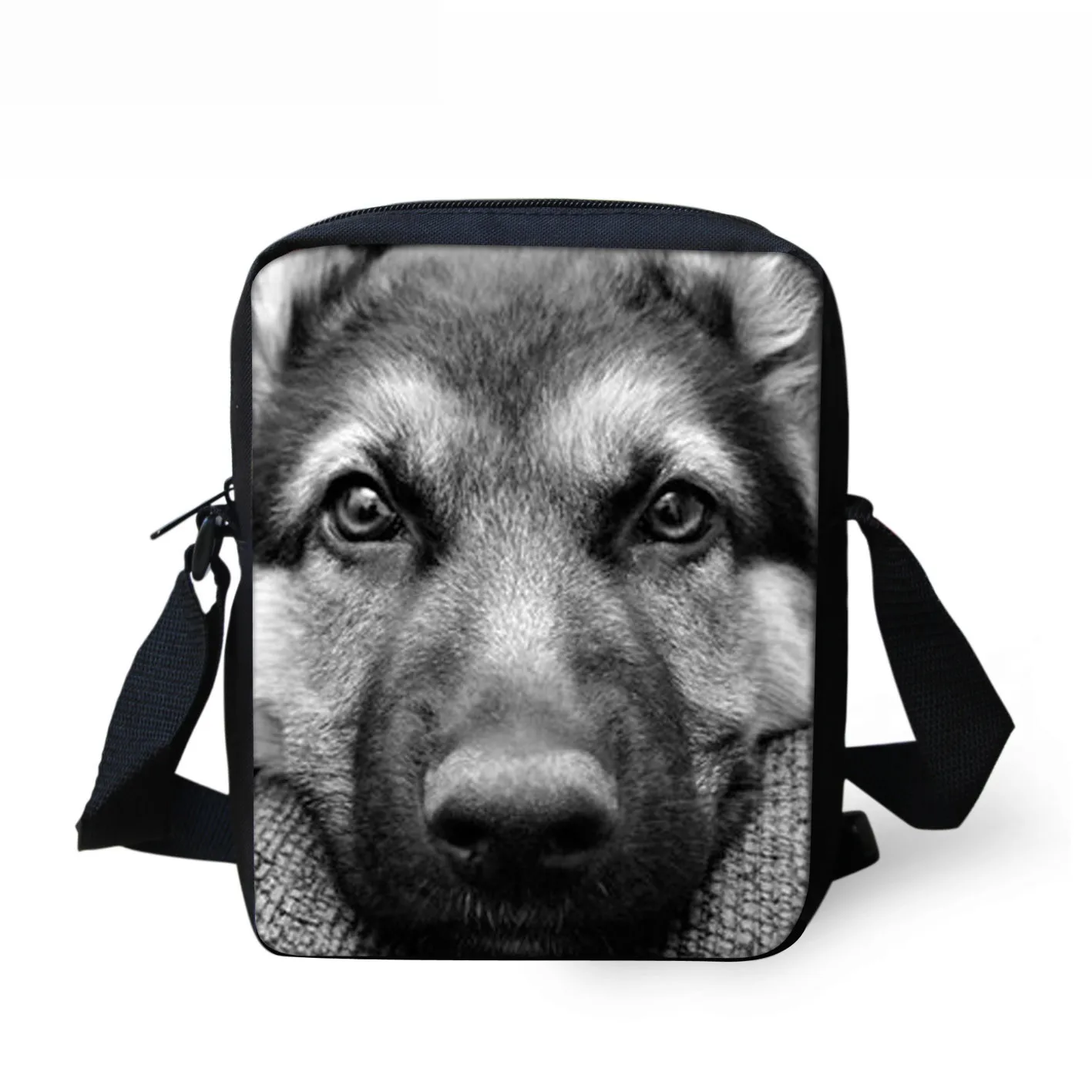 FORUDESIGNS/сумка-мессенджер для детей, мальчиков и девочек, маленькая сумка через плечо с принтом милой собаки, женские и мужские дорожные сумки на плечо - Цвет: W647E