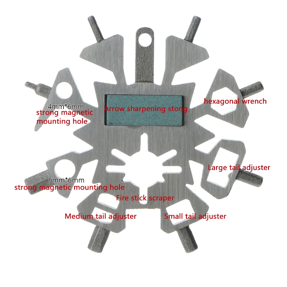 

Archery parts Bow Archery Arrow Repair Tool Multifunctional Wrench for Archery Hunting Shooting Adjustment