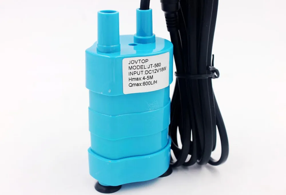 DC 12V 24V 600/1000L/H водяной насос Масляный погружной бесщеточный мотор солнечный