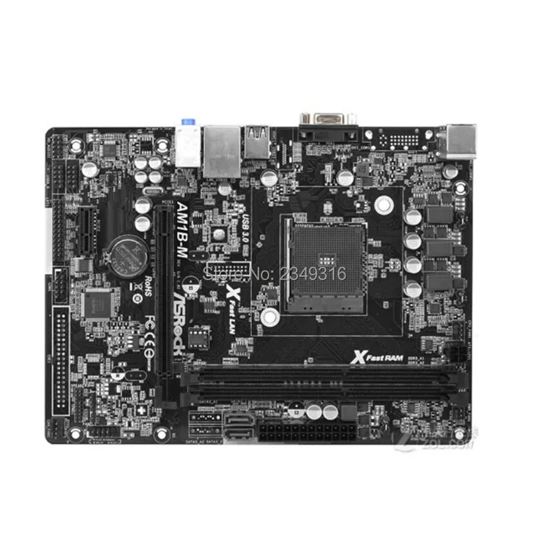 Б/у оригинальная материнская плата AM1 для настольной платы ASRock AM1B-M USB3.0 SATA3 DDR3