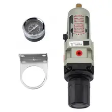 G1/4 Алюминиевый сплав литья под давлением для очистки воздуха регулятор давления фильтра AW3000-02