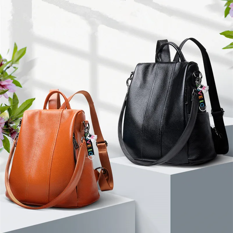 

Leather women's bag foreign trade original 2019 new women's bag summer new campus style