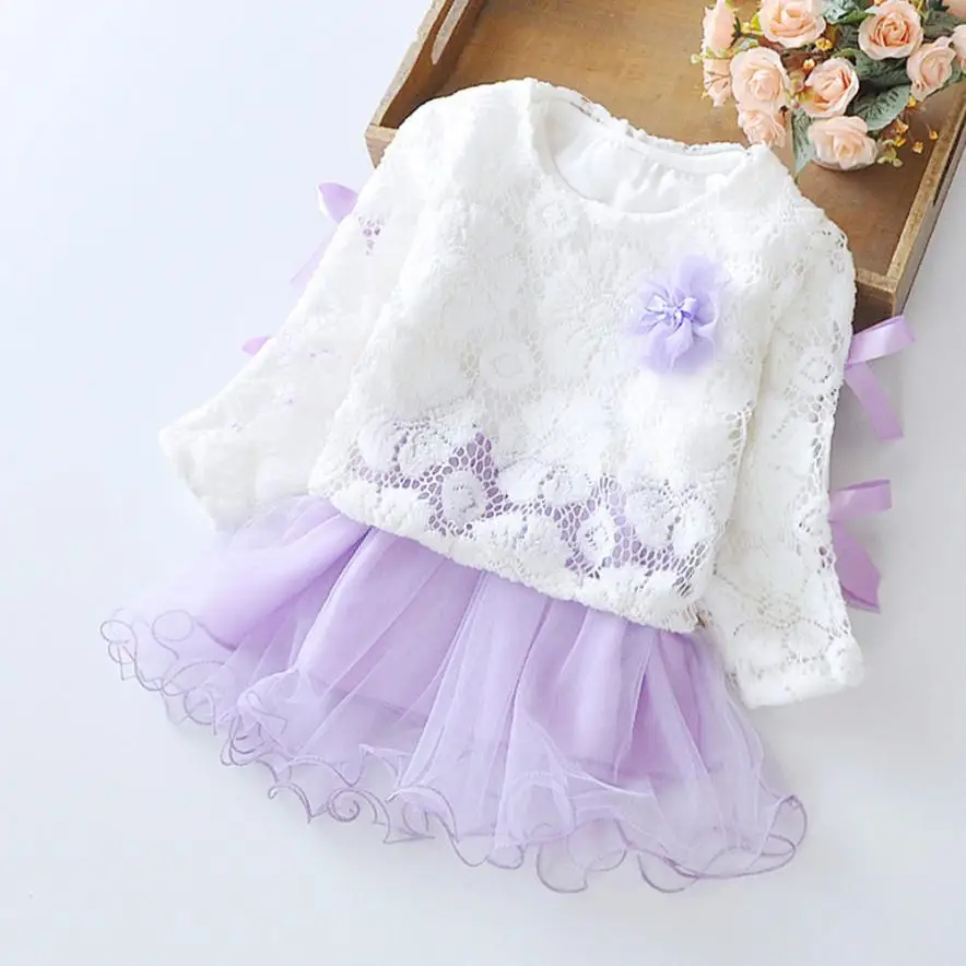 TELOTUNY/осенние вечерние кружевные платья-пачки принцессы для маленьких девочек; одежда; no23
