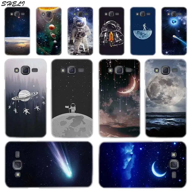 

Sheli Space Love Sun Moon Star Hard Phone Case for Samsung J1 J2 J3 J4 J5 J6 J7 J8 2015 2016 2017 2018 J7 Prime j4 Plus Ace