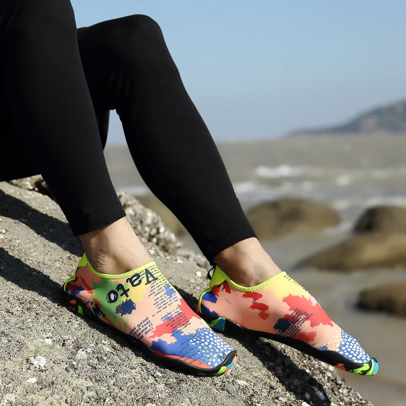 SAGUARO Water Shoes Men Women Skin Socks Aqua Surf Mesh Beach Yoga Swim Barefoot 