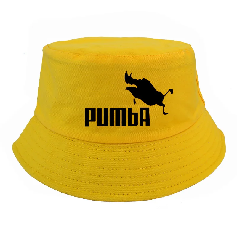 Harajuku po забавная Милая шапка Пумба для мужчин wo Мужская Панама для прогулок Охота Панама Рыболовная Шапка Панама модная wo Мужская солнцезащитная Кепка