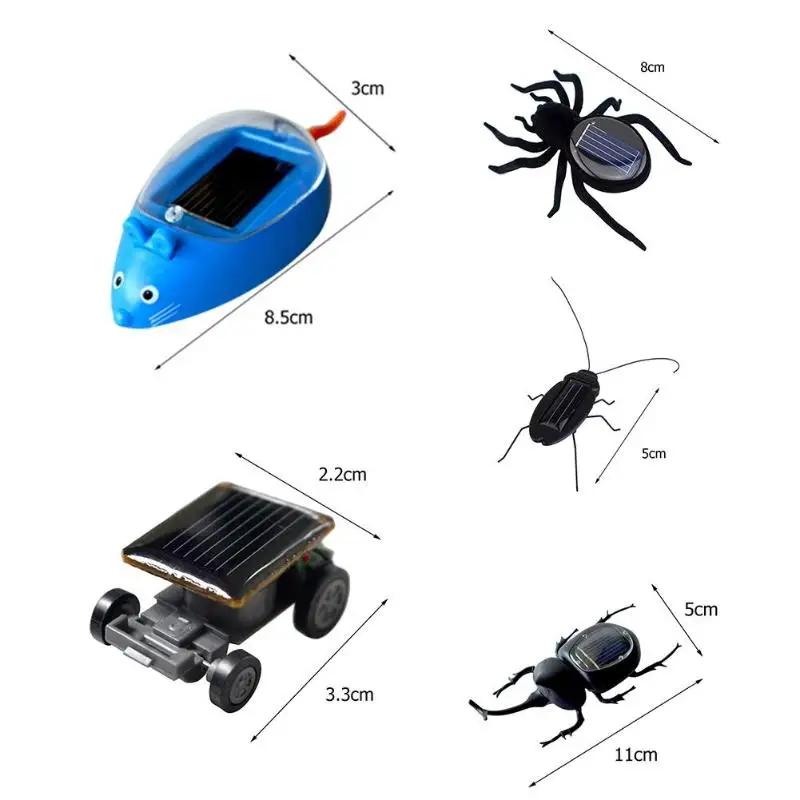 Солнечная энергия вибрирует вперед пластиковое моделирование насекомых детские игрушки вибрирует вперед пластиковое моделирование детские игрушки