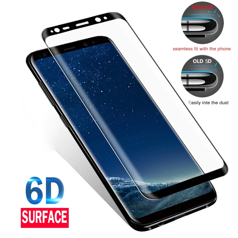 6d Full Curve For Samsung Galaxy S10 S9 S8 Plus Screen Protector For