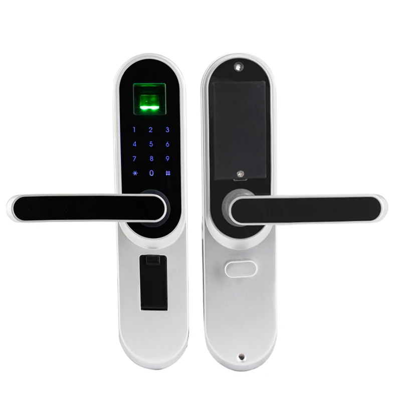 LACHCO Biometric Electronic Door Lock Smart Fingerprint, Code, Key Touch Screen Digital Password door Lock keyless entry L18013F