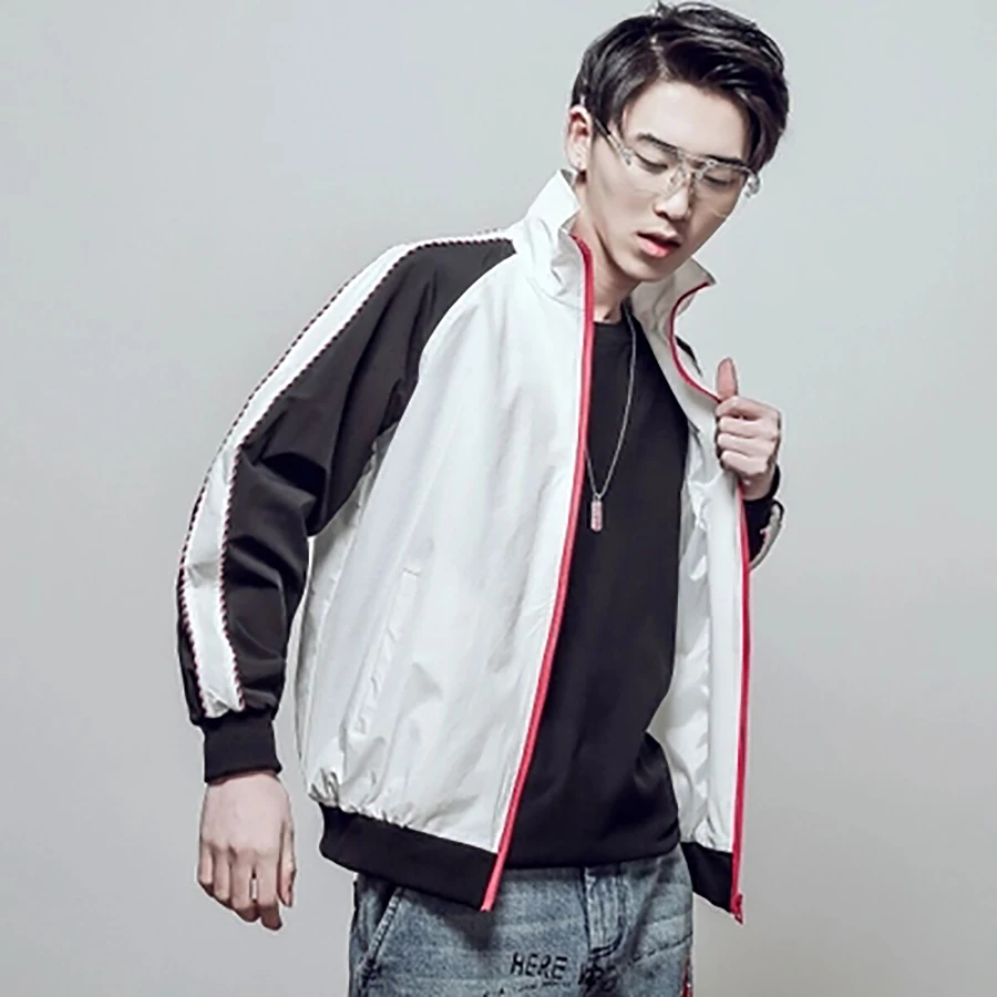 Oversized Bomber Jacket Men Streetwear Hip Hop Anorak Jacket Korean Fashion Casual Loose Harajuku Summer Men Jackets 2018 5Jk60 Oversized Bomber Jacket Men Streetwear Hip Hop Anorak Jacket Korean Fashion Casual Loose Harajuku Summer Men Jackets 2018 5Jk60