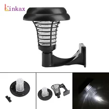 2 в 1 Солнечная противомоскитная УФ лампа наружный настенный светодиодный светильник Москитная Ловушка Репеллент свет для сада двора Газон Путь Свет