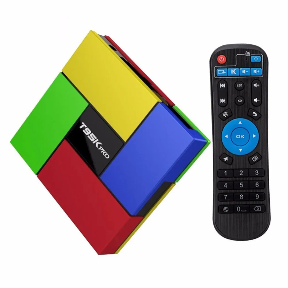 

New T95K PRO 2/3G RAM 16/32G ROM Amlogic S912 Octa Core Andorid 6.0 TV BOX 2.4G/5GHz Dual WiFi BT 4.0 4K H.265 Set Top Box
