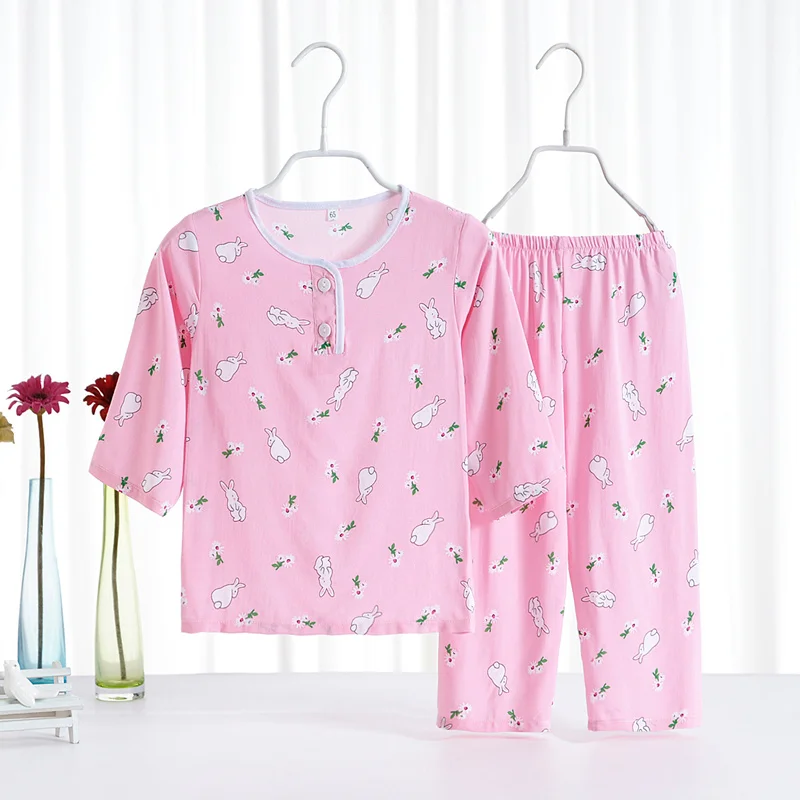 Pijama infantil, детские пижамы для девочек, детские пижамы, пижамы для мальчиков, Детская Хлопковая одежда для сна с единорогом для детей 2, 3, 4, 5, 6, 9, 12 лет - Цвет: 11