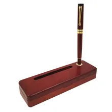 Один набор дерева гелевая ручка с ручкой чехол 0,5 мм с черными чернилами многофункциональная коробка для хранения, офисные и школьные принадлежности канцелярские уголок радости