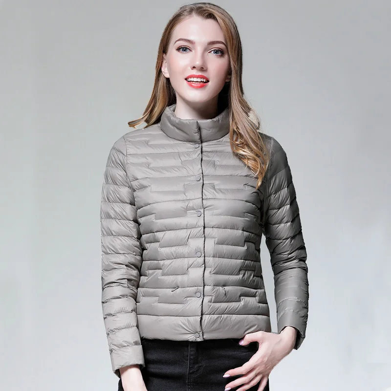 New Designed Winter Women Ultra Light Down Jacket Casual Female ...