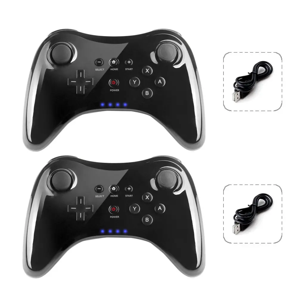 2 xNew Black High Quality U Pro Bluetooth Wireless Controller for