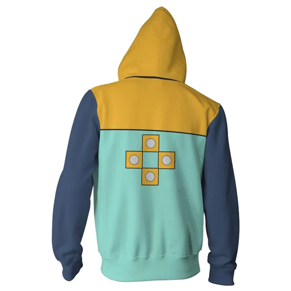 The Seven Deadly Sins Grizzly's Sin of Sloth King Hoodie Sweatshirt Cosplay