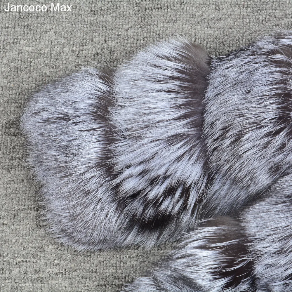 Jancoco Max 2019 Новая зимняя Женская Толстая теплая короткая шуба из натурального