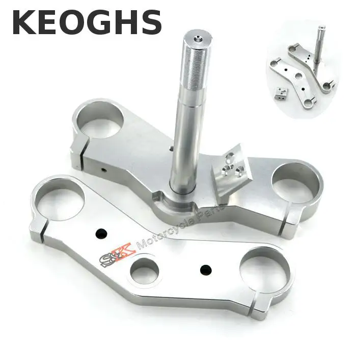 Keoghs мотоцикла CNC Алюминиевый тройной деревья сверху и струбцины бутылки для 26 мм 27 мм 30 мм 31 мм 35 мм Вилка трубы для обезьяна велосипед изменить Keoghs мотоцикла CNC Алюминиевый тройной деревья сверху и струбцины бутылки для 26 мм 27 мм 30 мм 31 мм 35 мм Вилка трубы для обезьяна велосипед изменить