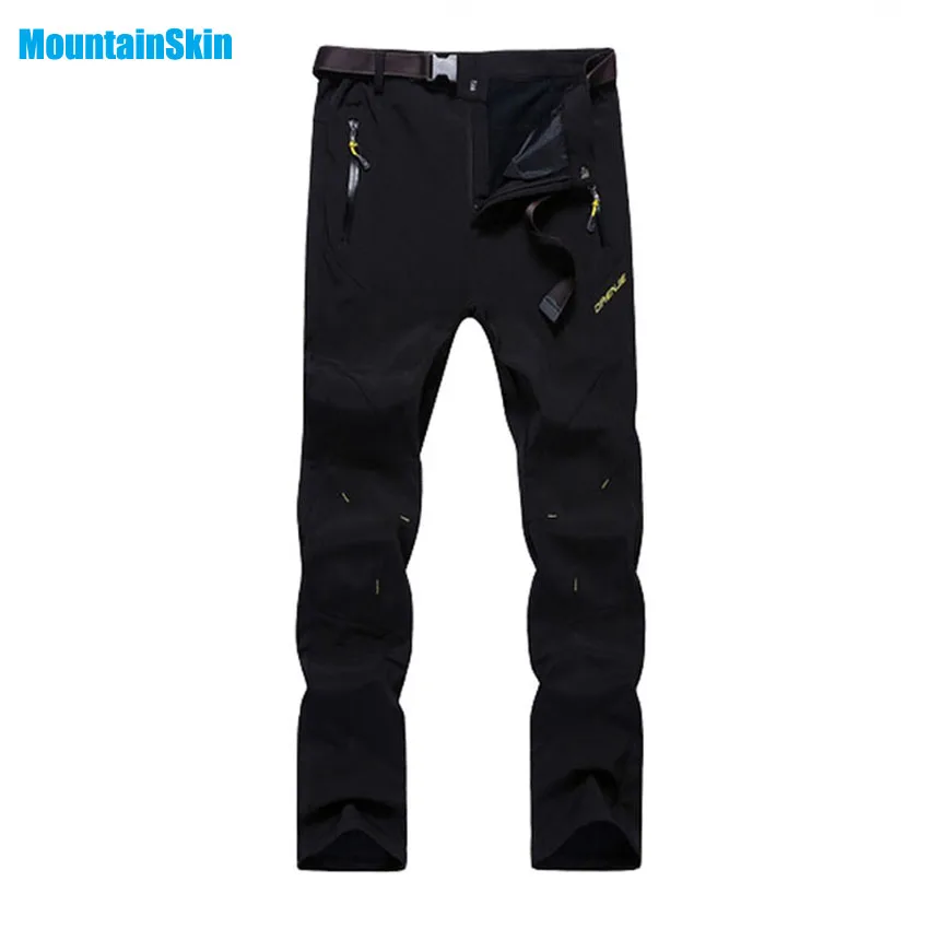 5XL 2017 Mens Winter Inside Fleece Thermal Pants Outdoor Sport Brand