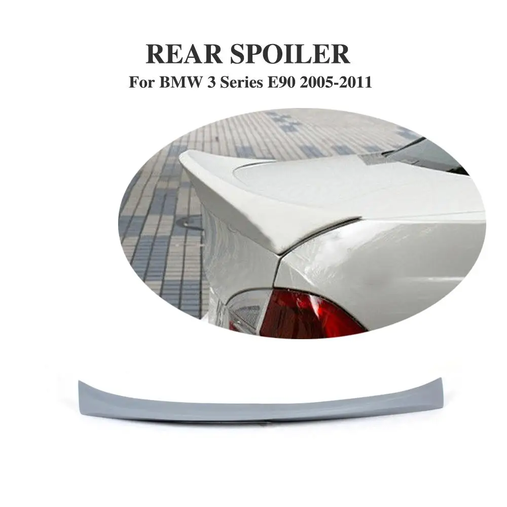 Задний спойлер для багажника крыло BMW 3 серии E90 328i Седан 2005 2011 неокрашенный ПУ