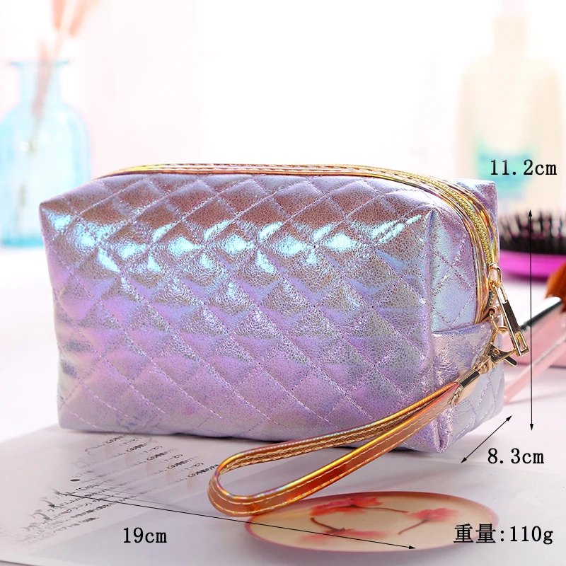 eTya New Women Travel Portable Cosmetic Bag Multifunction Organizer Zipper Makeup Bag Case Toiletry Storage Pouch Tote Handbag