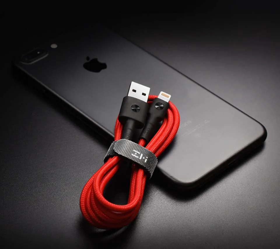 ZMI MFI сертифицированный кабель Lightning для iPhone, USB кабель, зарядное устройство, шнур для передачи данных для iPhone X 8 7 6 Plus, плетеный рукав, кабели для зарядки