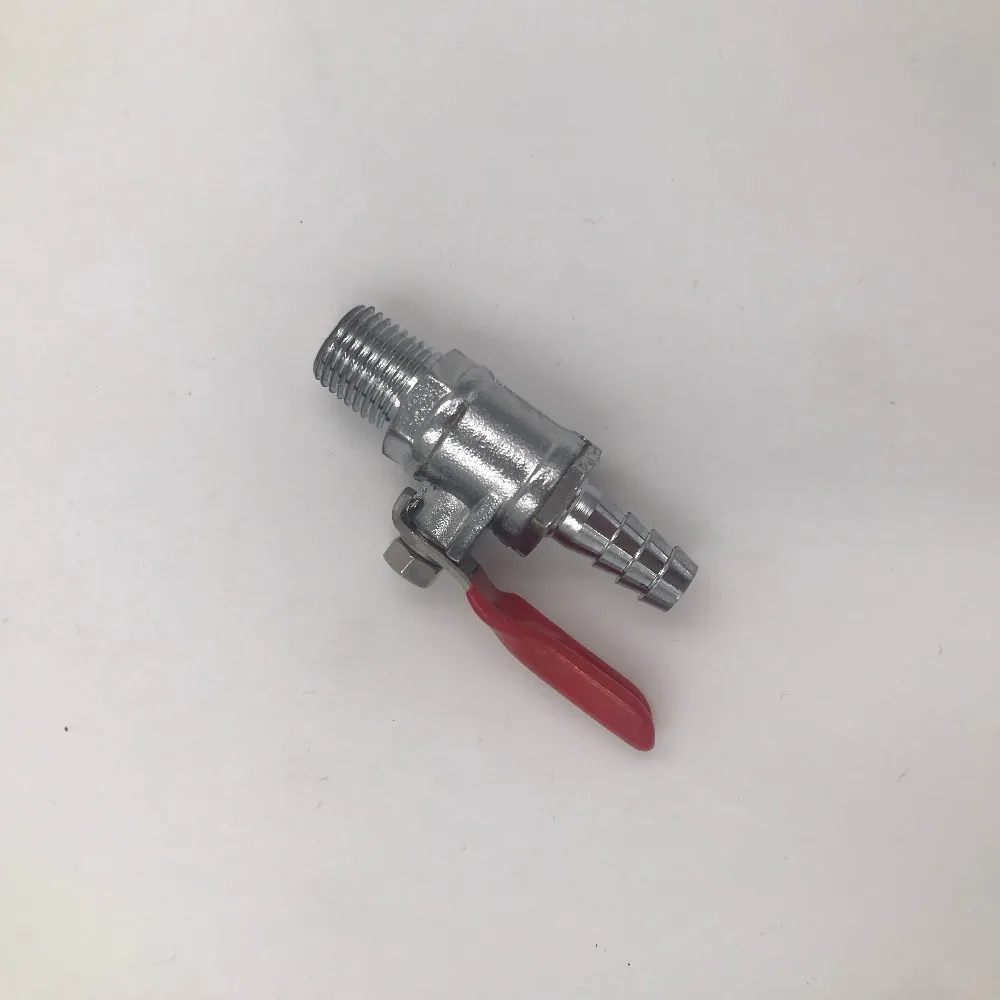 

Mini Shutoff Valve w/Check - 5/16" Barb, Homebrew CO2 Regulator part, Brewer Valve