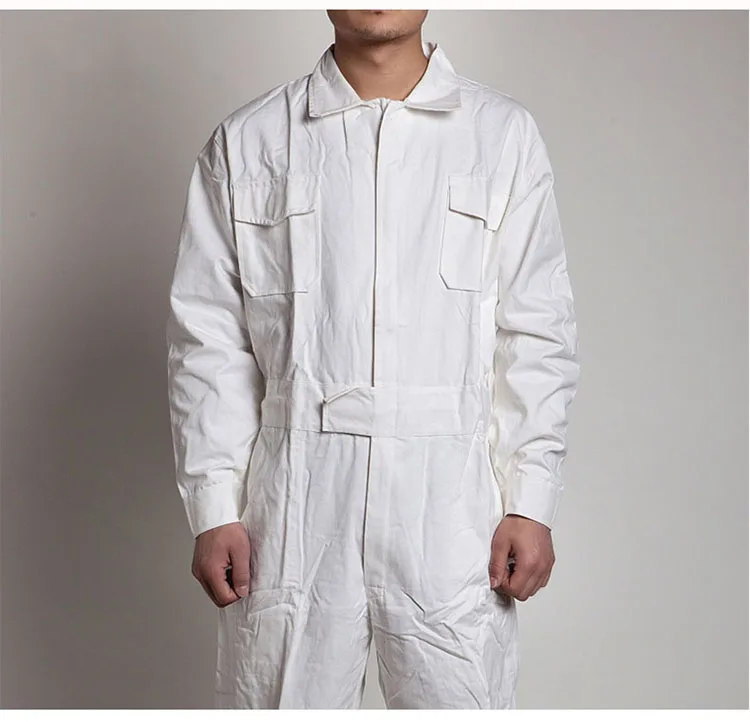Men Work Overalls Long Sleeve Working Coveralls Comfortable Cotton Labor Uniforms Workwear Repairman Auto Repair Plus Size M-4XL (11)