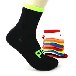 Компрессионные Мужские и женские носки Coolmax цветные летние носки