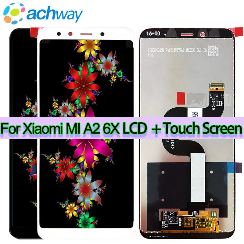 

Original 5.99 Xiaomi Mi A2 LCD Display with Tool Screen Touch Panel Xiaomi Mi 6X Screen LCD Display Digitizer Repair Spare Parts