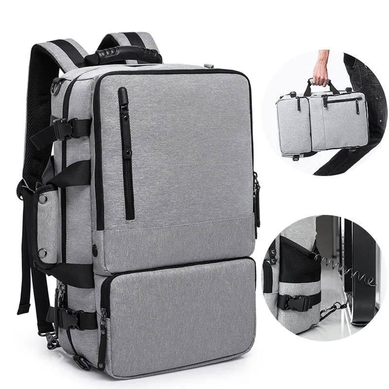 Большой Вместительный 17,3 дюймовый рюкзак для ноутбука с защитой от кражи, мужские деловые багажные сумки на плечо, водонепроницаемые дорожные рюкзаки, школьный рюкзак