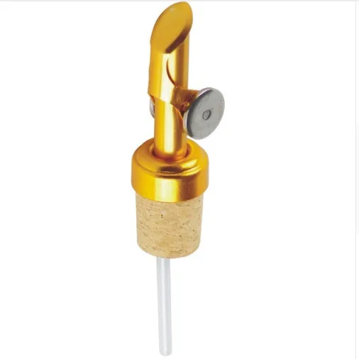WOWSHINE 100pcs/lot high quality delicacy Gold color liquor spout Wine