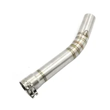 Silenciador de escape para motocicleta, cano de escape médio com ligação aprimorada, pressão arterial para yamaha yzfr6 yzf r6 YZF-R6 1998 - 2005 2004