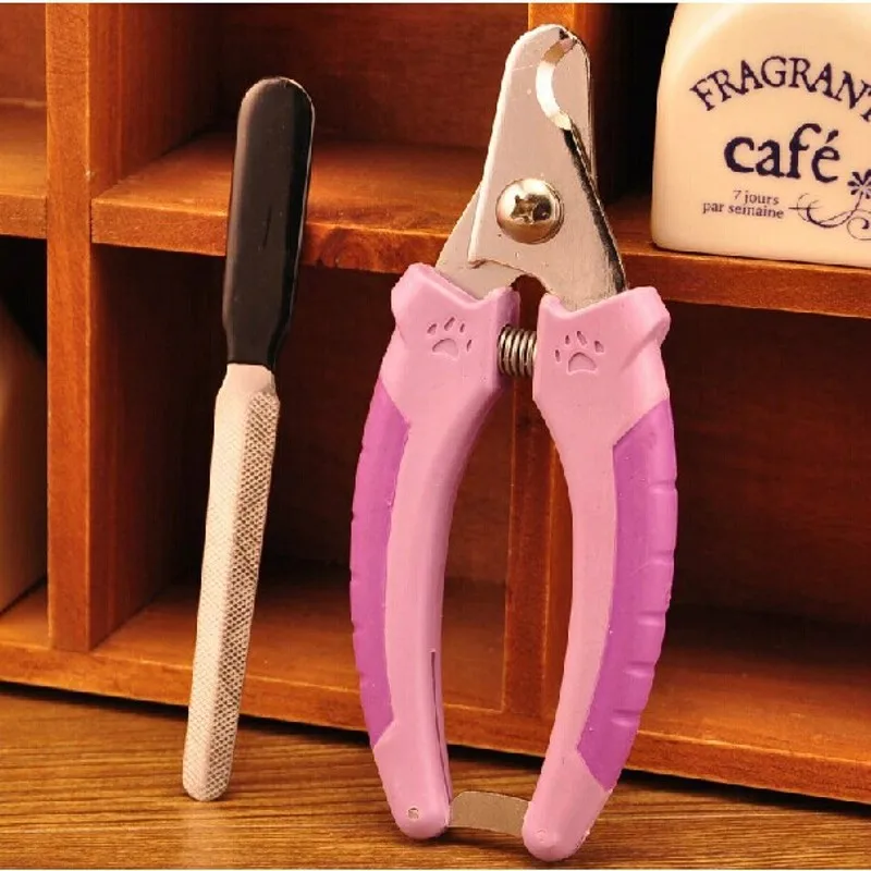 Large Pet Cat Dog Nail Clipper Cutter Stainless Steel Grooming Scissors Clippers Claw Nail