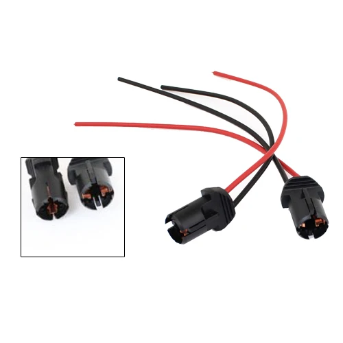 

EDFY T10 W5W Auto Light Bulb Socket Lamp Holder Connector Extension x 2