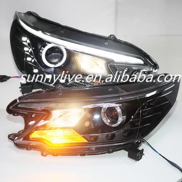 Buy For 2012 2014 Year HONDA CRV LED Headlight Angel