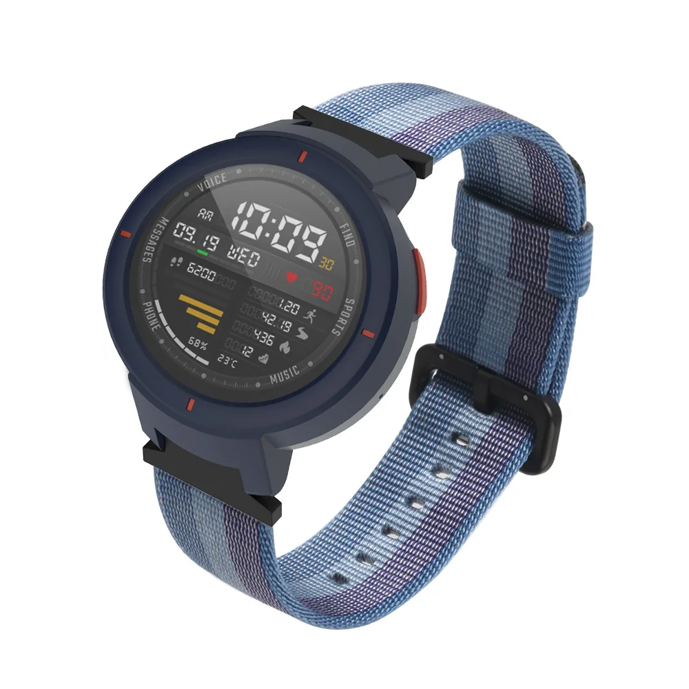 

High Quality Canvas Nylon Watch Bands Replacement Bracelet Belt for Xiaomi Huami Amazfit Verge 3 Strap Band Colorful wrist strap