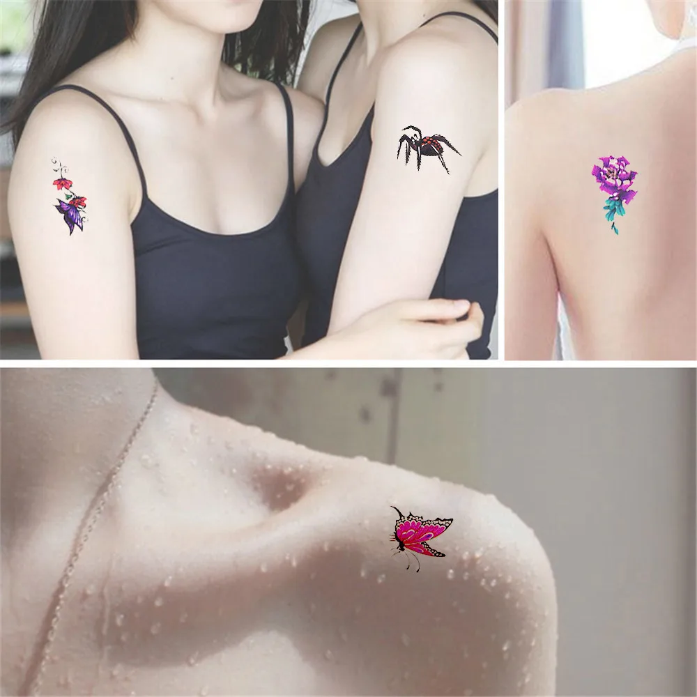 

30pcs Sheet Temporary Metallic Tattoo Inspired art design Waterproof Body Temporary Tattoos Removable Sticker 4