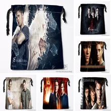 Пользовательские сверхъестественные Сумки на шнурке Печать Путешествия хранения мини-сумка для плавания, походов, игрушек размер 18x22 см#180412-11-34