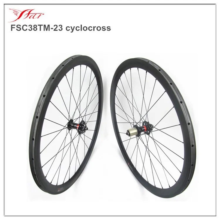 Sale High quality disc carbon wheelsets 38mm deep x 23mm wide tubular rims with Novatec 6 bolts hub D771SB D772SB quick release 2
