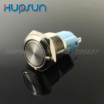 

5pc high quality 16mm metal electric doorbell button reset button switch push button momentary machine push button switch