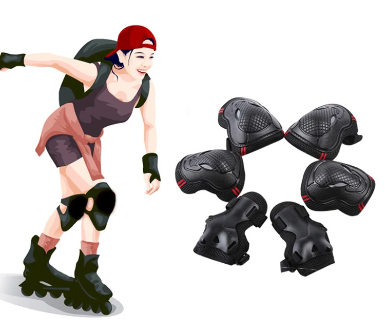 Free Shipping adult/kid 6pcs Skating Skateboard Roller Blading Elbow