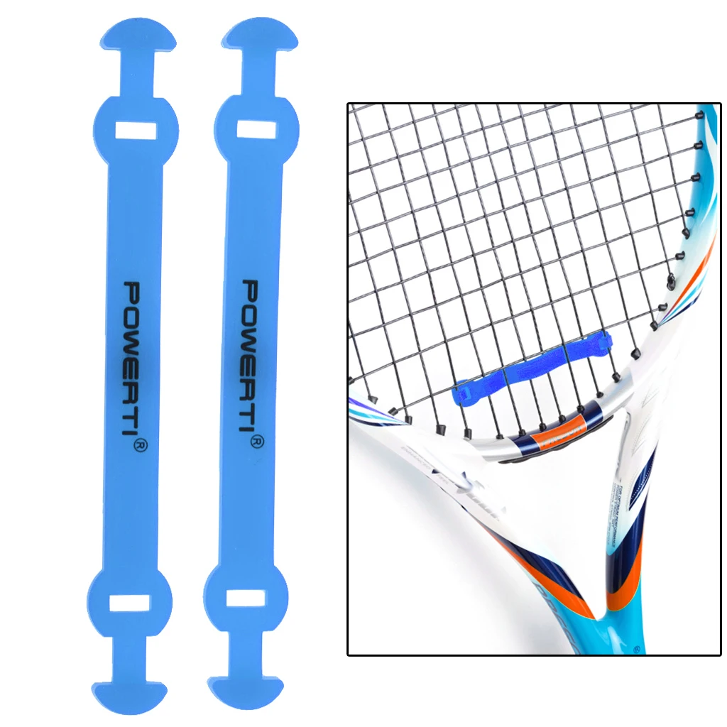 2 x Silicone Long Tennis Racket Shock Absorber Vibration Dampener Shockproof 