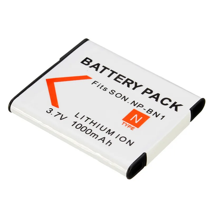 

1000mAh NP-BN1 Battery for Sony DSC-W320/330/350/360/370/380/390/W730/W150/W310 DSC TX9 T99 WX100 TX10 TX100 T110D QX100 TF1 TX7