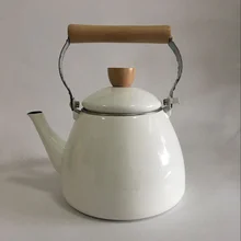 2.2L großraum verdickung emaille wasserkocher kaffee töpfe kaltem wasser teekanne gasherd induktionsherd