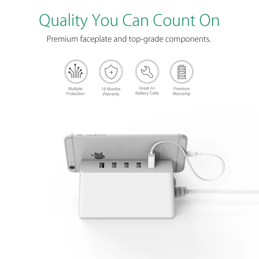 ORICO USB Smart Power Strip 2 AC Outlet Surge Protector with 5 USB Charger Port Smart extension Socket Charger for Office Home ORICO USB Smart Power Strip 2 AC Outlet Surge Protector with 5 USB Charger Port Smart extension Socket Charger for Office Home